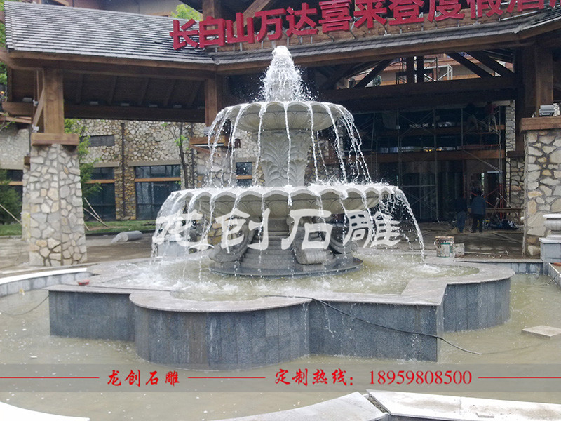 廣場石頭噴泉多少錢 石雕噴泉定制價(jià)格