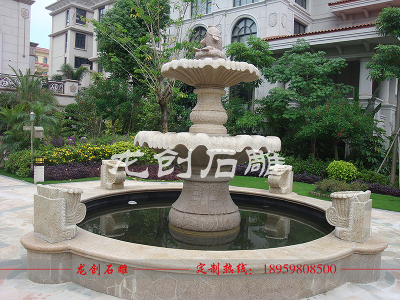 廣場石頭噴泉多少錢 石雕噴泉定制價(jià)格