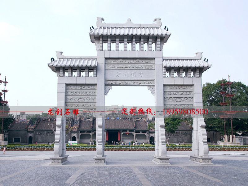 新農(nóng)村牌坊制作用什么石材？需要注意什么？